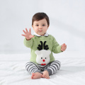 2020 New Autumn Winter Boutique Baby Clothing Sets Lovely Cartoon Pullover Sweater+Striped Pants Infant Boys Girls Sweater Suit