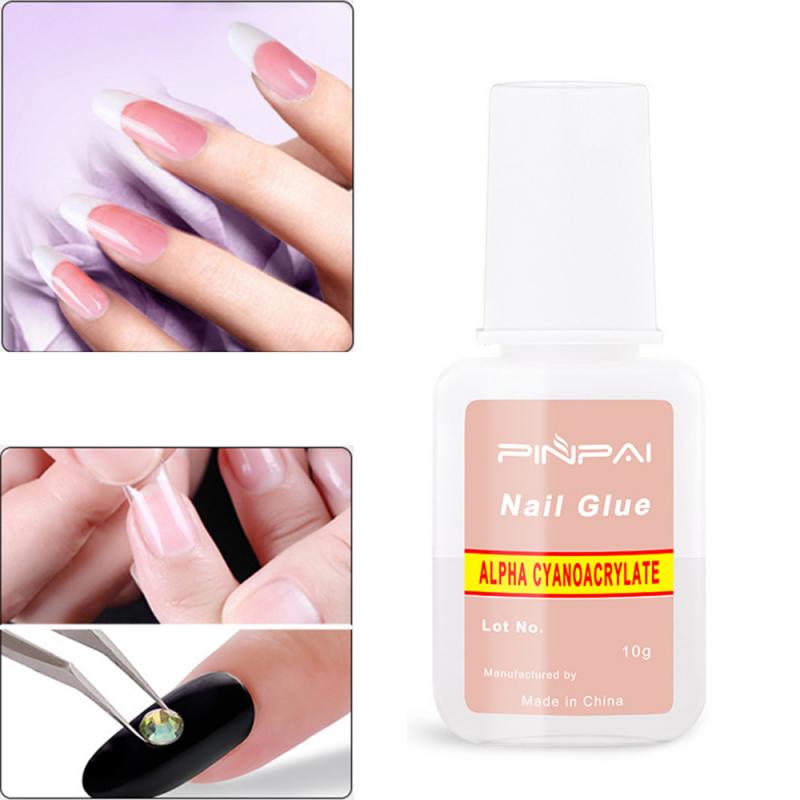 10ml Nail Decoration Glue Diamond Sticky Gel Tranparent Clear Color Builder Gel Rhinestone Crystal Stick Nail Glue Pen