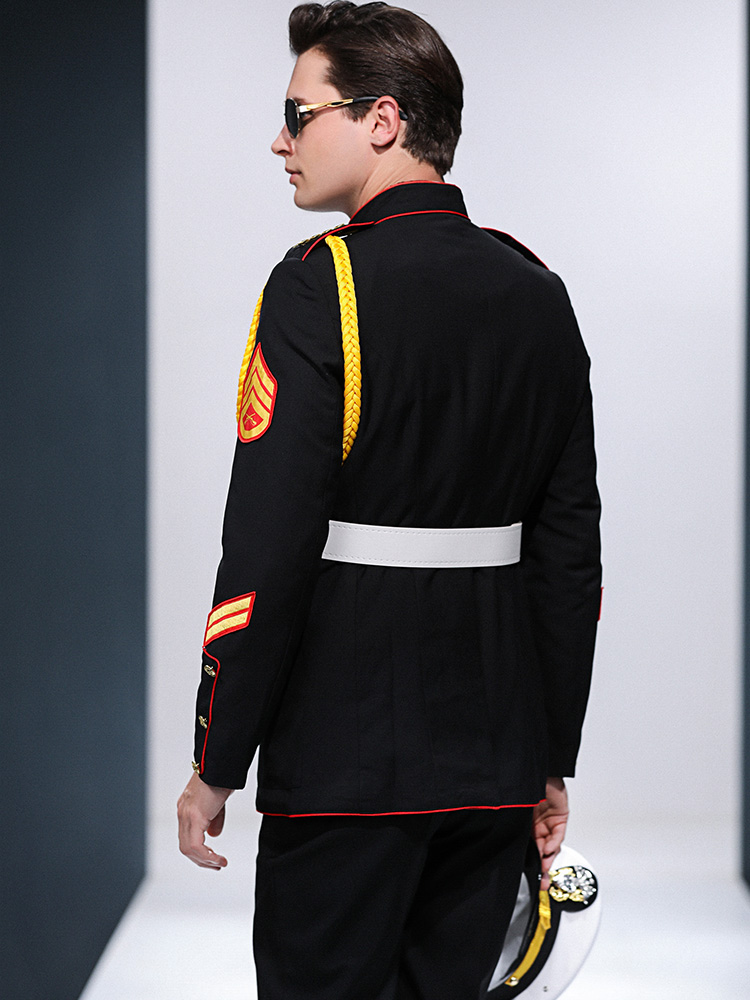 Autumn captain Seaman Costume Quality Seafarer Uniform luxury cruise ship Security Guards Suits Hat Jacket Pants Accessories