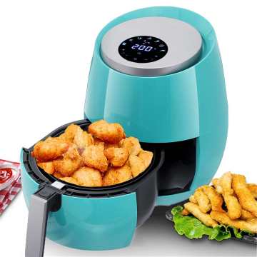1400W High Power Air Fryer without Oil Electric Airfryer 5.2L Deep Fryer Touch Screen LED Digital Kitchen Accessories Air Fryer