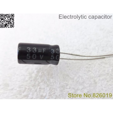 50V 33UF 6*12 aluminum electrolytic capacitor 33uf 50V 20%