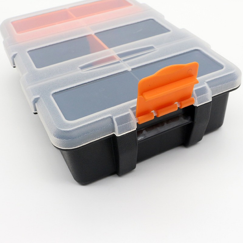 1 PCS Plastic Parts Combined Transparent Tool Case Screw Containers Component Storage Case Hardware accessories tool box