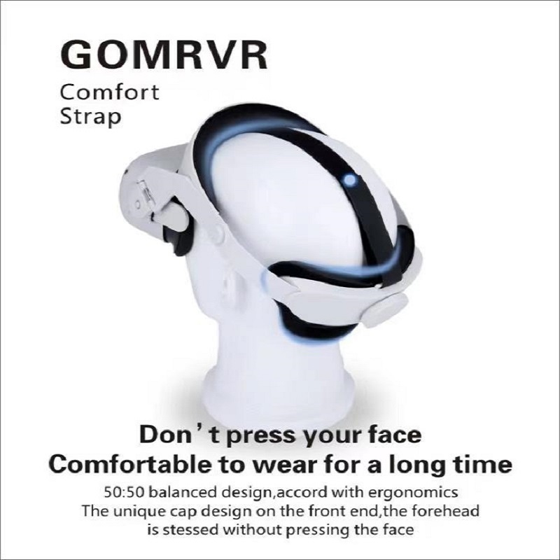 GOMRVR Head strap Upgrade djustable for Oculus Quest 2 VR,Increase Supporting forcesupport , comfort-oculus quest2 Accessorie