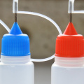 10pcs 10ml Plastic Empty Oil Dropper Bottle with Steel Needle Drip Tip for Liquids Random Color