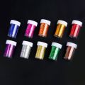 12 Colors Large Shiny Resin Pigment Kit Mica Flash Powder Glitters Shimmering Sequins Resin Colorant Dye Jewelry Making