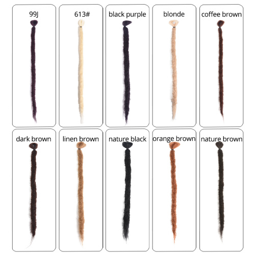 Handmade 10 Colors Hair Extensions Synthetic Dreadlocks Supplier, Supply Various Handmade 10 Colors Hair Extensions Synthetic Dreadlocks of High Quality