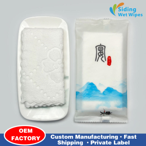 Customized disposable wet towels