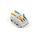 Quick Butt Wire Connector Fixable 222 TYPE Push-in Universal Compact Terminal Block 1 into 1 out 2/3/4/5Pin Electrical Connector