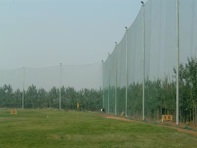 Wholesale Bulk Heavy-Duty Polyester Golf Driving Range Netting Black Green Knotted Hitting Nets for Golf Courses5
