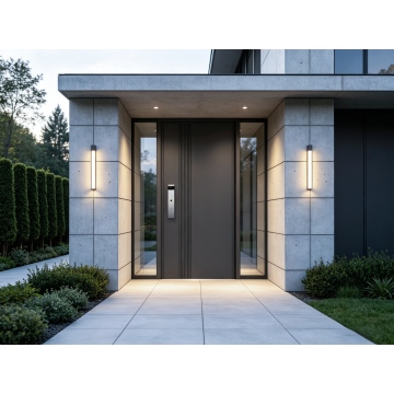 Fluted Metal Front Door High Acoustic Rating
