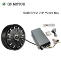 QS Motor 12inch 3000W 260 40H V1 48/60/72V 65-75km/h Brushless DC Electric Scooter Motorcycle Hub Motor Programmable Kits
