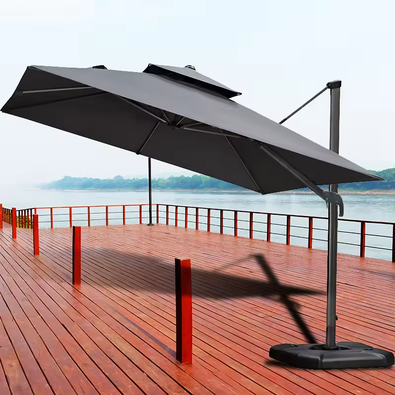 high quality outdoor work big umbrella aluminum 3m patio umbrella for garden