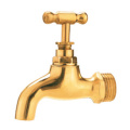 Brass golden color water tap brass bibcock