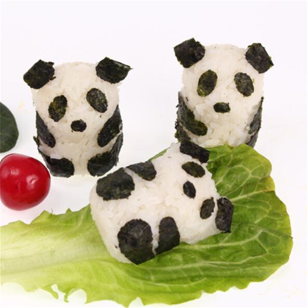 Sushi Makers Super Cute Small Panda Shape Rice Ball Mold DIY Sushi Molds Kitchen Cooking Tools Moldes De Sushi