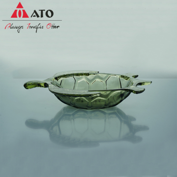 ATO Tortoise Shape Fruit Bowl Glass for Parties