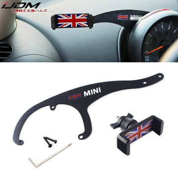 11.11 iJDM Car Mobile Phone Holder Bracket Auto Mount Stand Interior Accessories for BMW Mini Cooper R56 R55 Clubman Car Styling