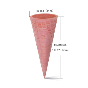 Toasty and fruity crispy cones