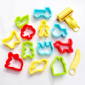 14pcs DIY Slimes Model Plasticine Toy Polymer Clay Tools Professional Playdough Tool Sculpture Soft Clay Carving Set Toy for Kid