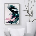 Ornamental Plant Colored Leaves Abstract Poster Botanical Canvas Print Nordic Style Painting Creative Picture Modern Home Decor