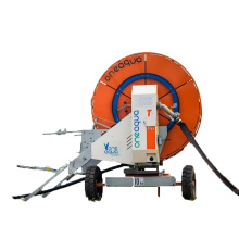 Low pressure, wide control bandwidth, and long spraying distance sprinkler irrigation machine Aquajet 85-320TX