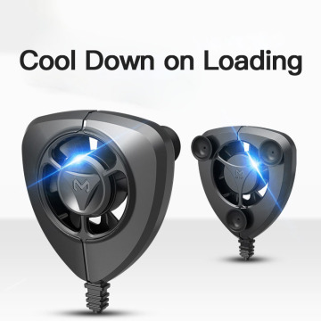 Mobile Phone Cooling Universal Semiconductor Radiator Phone PUGB Rechargeable Cooler Fan Game Pad Holder Stand Radiator Mute Fan