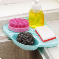 Multipurpose Sink Corner Sponge Holder Storage Rack with Sucker soap dish organizer Storage Tray Tool