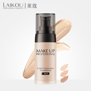 LAIKOU Foundation Makeup Base Face Cream Liquid Foundation Concealer Whitening Moisturizer Oil control Waterproof Maquiagem 40g