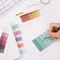 1PC Brief Faded Color 4 Seasons Self-Adhesive Memo Pad Sticky Notes Bookmark Sticker Paper Guestbook