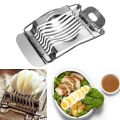 1Pcs Stainless Steel Boiled Egg Slicer Section Cutter Mushroom Tomato Cutter Kitchen Novelty Tool