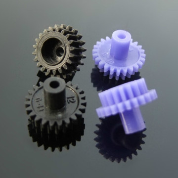 4pcs/lot DIY Toy Racing Car Plastic Black 23202B Double Gear / Blue 24182B Two Layers Pinion Gear Toy Stack Transfer Gear Group