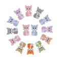 kovict 10pc/lot Mini Fox Silicone Beads Baby cut Cartoon Pacifier Toy Accessories