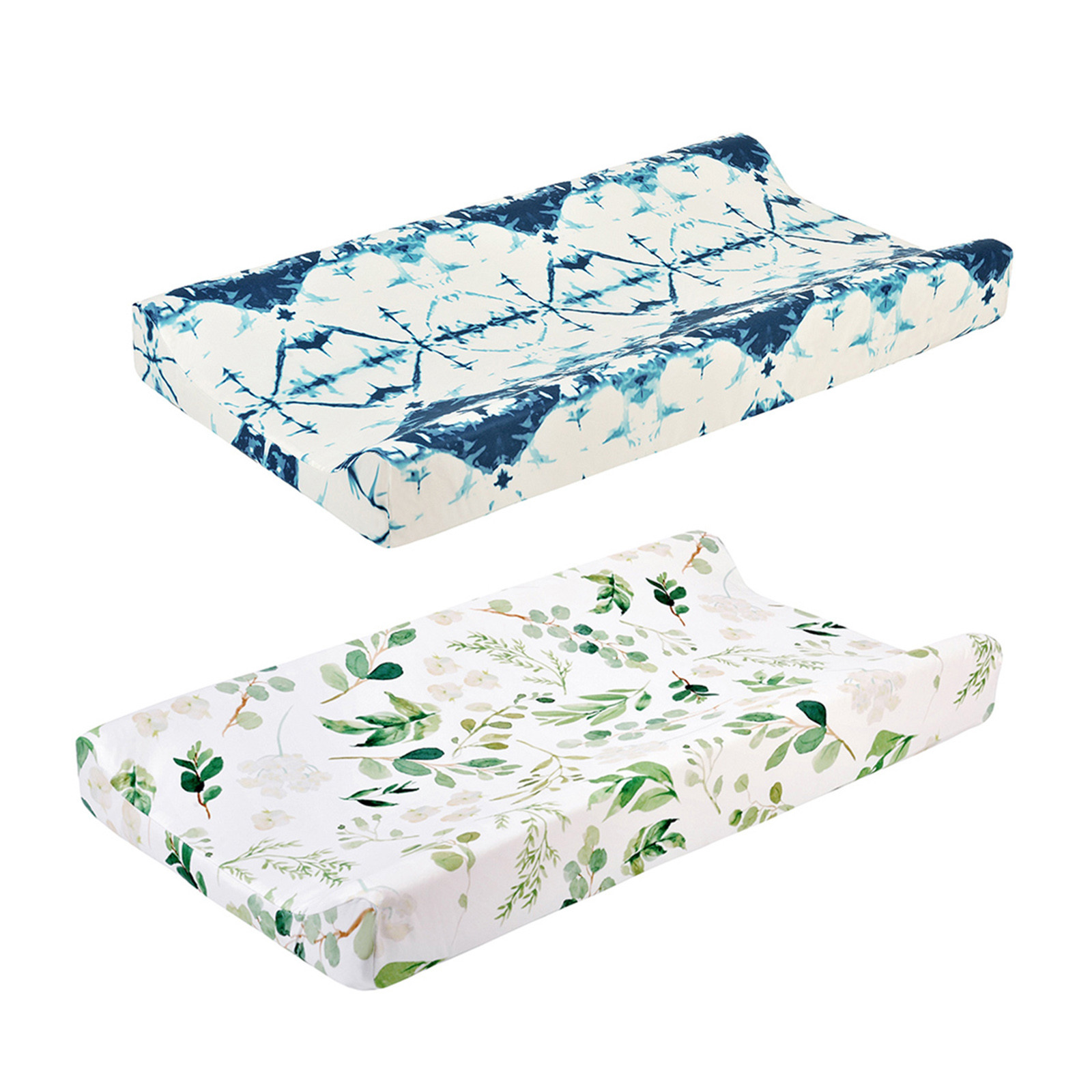 2PC Baby Nursery Diaper Baby Changing Pad Cover Floral Print Changing Mat Washable Diaper Table Cover Care Accessories