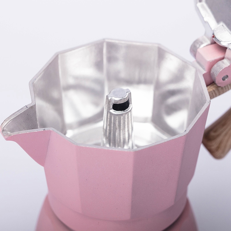 Coffee Maker Aluminum Mocha Espresso Percolator Pot Coffee Maker Moka Pot 6Cup Stovetop Coffee Maker 300Ml