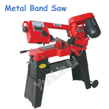 Metal Band Saw 220V 750W Woodworking Sawing Machine with English Manual Wood Cutting Machine