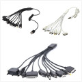 1pcs 10 in 1 Multifunction USB Cable Charger USB Adapter Data Wire For Phone Laptop PC Cables Data Transfer Cable Universal