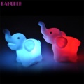 High Quality 2Pcs Elephant Color Changing LED Light Lamp Wedding Party Decoration