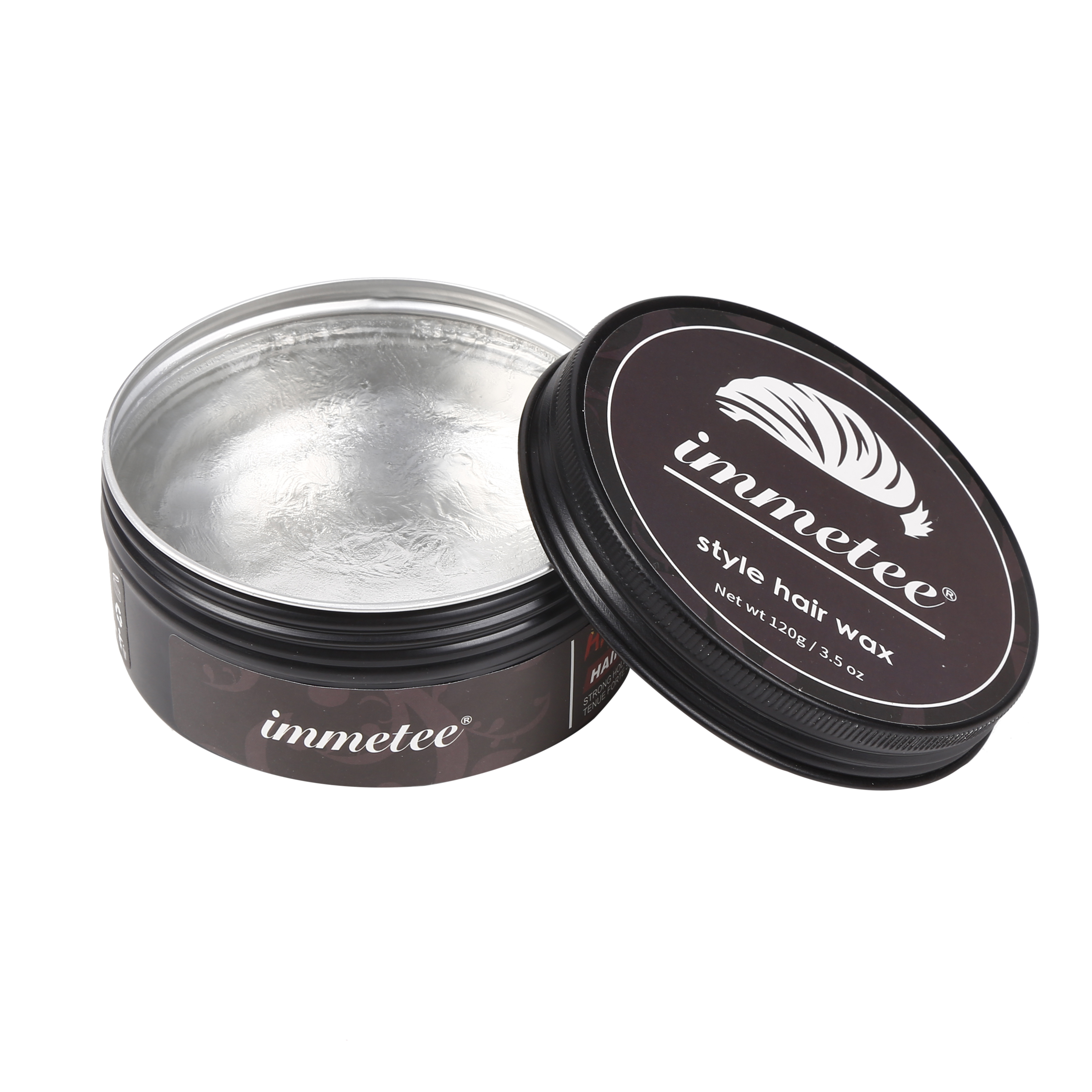 IMMETEE New Product Hair Color Wax For Men&Women Transparent Hair Styling Wax/White 120g