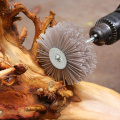Abrasive Wire Grinding Flower Head Abrasive Nylon Wheel Brush Woodwork Polishing Brush Bench Grinder