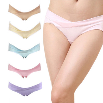 Pregnant Women Briefs 100% Cotton Solid Color Stomach Lift Maternity Panties Underpant For Pregnancy Lingerie Underwear Knickers