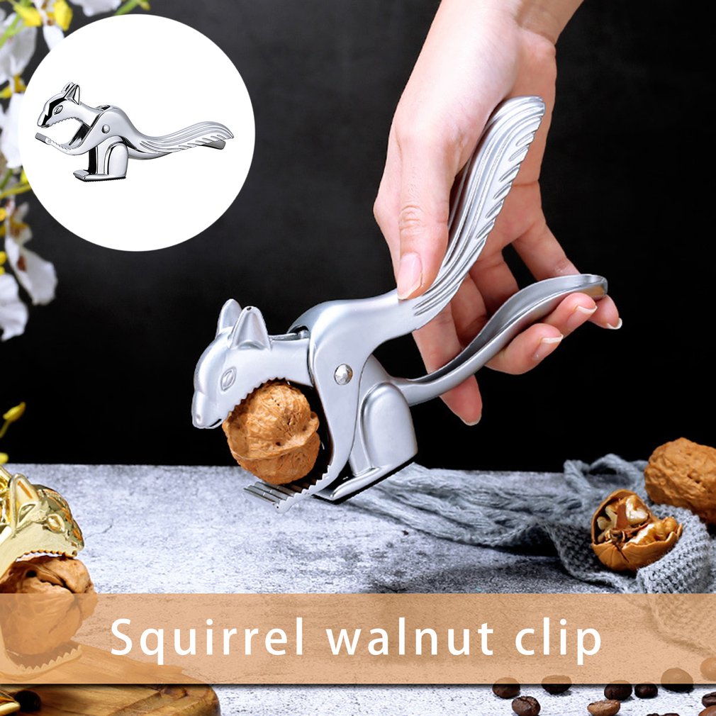 Long Squirrel-shaped Nutcracker Walnut Cracker Pliers Nut Clips For Pecans Hazelnut Almonds Walnuts Brazil Nuts Tools