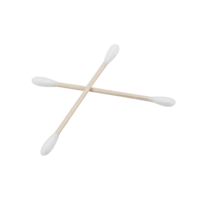 100pcs/ Pack Double Head Cotton Swab Baby Women Makeup Cotton Buds Tip For Medical Wood Sticks Nose Ears Cleaning Health Care