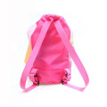 Foldable Beach Toy Bag Sand Away Beach Storage Pouch Tote Mesh Bag Travel Toy Organizer Sundries Net Drawstring Storage Backpack