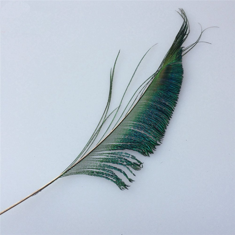 wholesale 50pcs high quality natural peacock feather 30-35cm/12-14inch jewelry wedding halloween decorative Feathers plumes