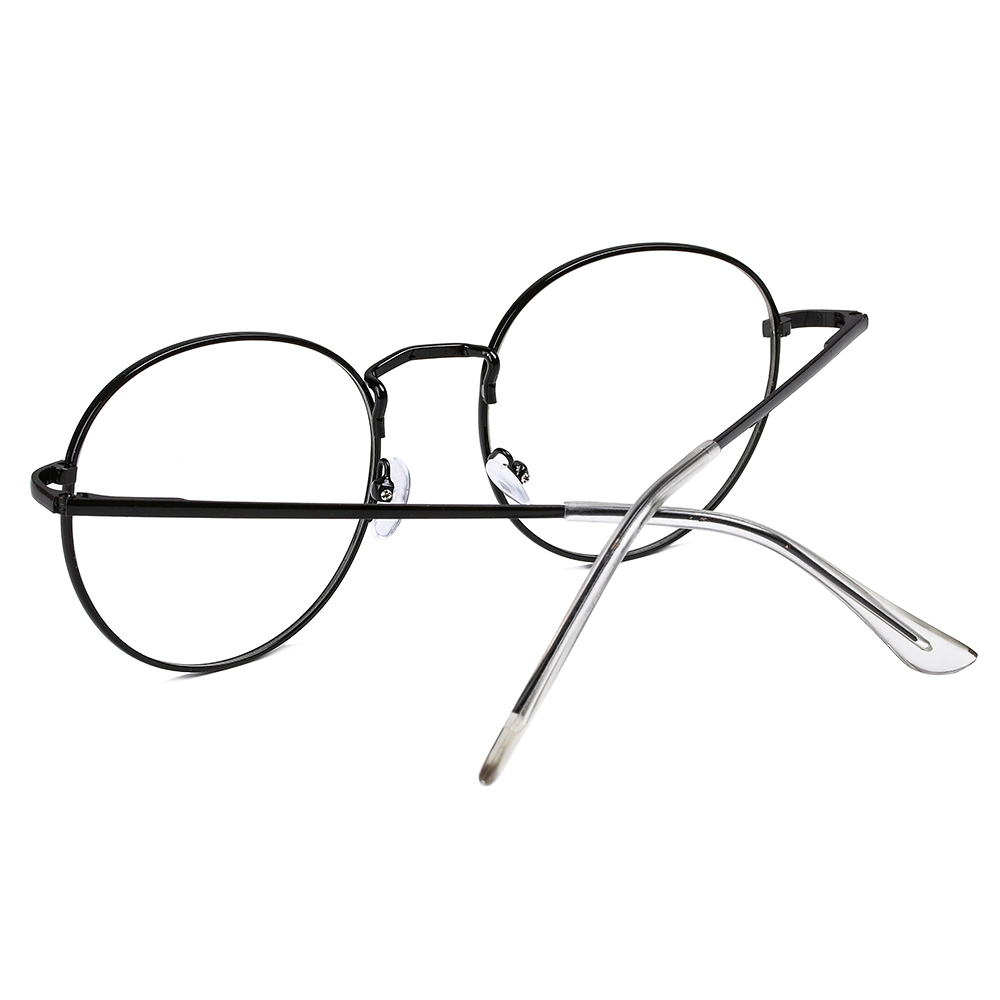 New Fashion Unisex Metal Vintage Round Glasses Oversized Glasses Frame Optical Eyeglass Frame Spectacles Vision Care Eyeglasses