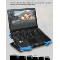 Powerful 18 Inch Gaming Laptop Cooler 5 Fan Led Screen 2 USB Laptop Cooling Pad with Stand for Professonal Gaming Laptop Gamer