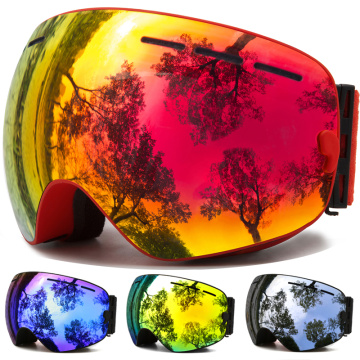 Ski Goggles,Winter Snow Sports Goggles with Anti-fog UV Protection for Men Women Youth Interchangeable Lens - Premium Goggles