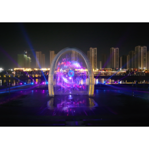 Digital Water Screen Fountain Outdoor