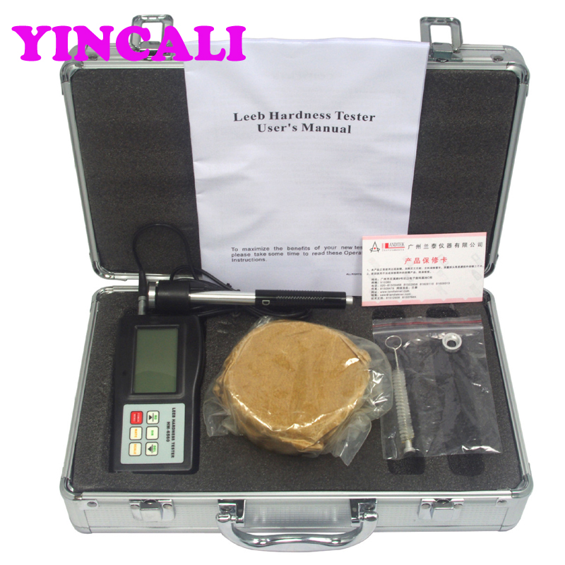 Fast Shipping HM-6560 Leeb Hardness Tester Meter Metals Durometer Measuring range 200 ~ 900 HLD could memory store 50 groups