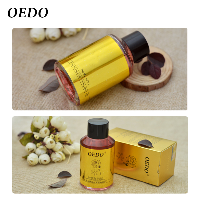 OEDO Rose Peptide Nourish Clear Toner Skin Care Whitening Moisturizing Acne Treatment Black Head Anti Wrinkle Ageless 100ml