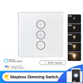 Lonsonho Smart Wifi Led Dimmer Switch EU 220V Tuya Wireless Touch Light Dimmers Works With Alexa Google Home Smartlife